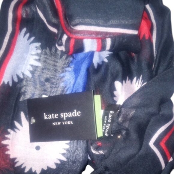 Kate Spade Pop Flower Scarf | NWT - Picture 5 of 5